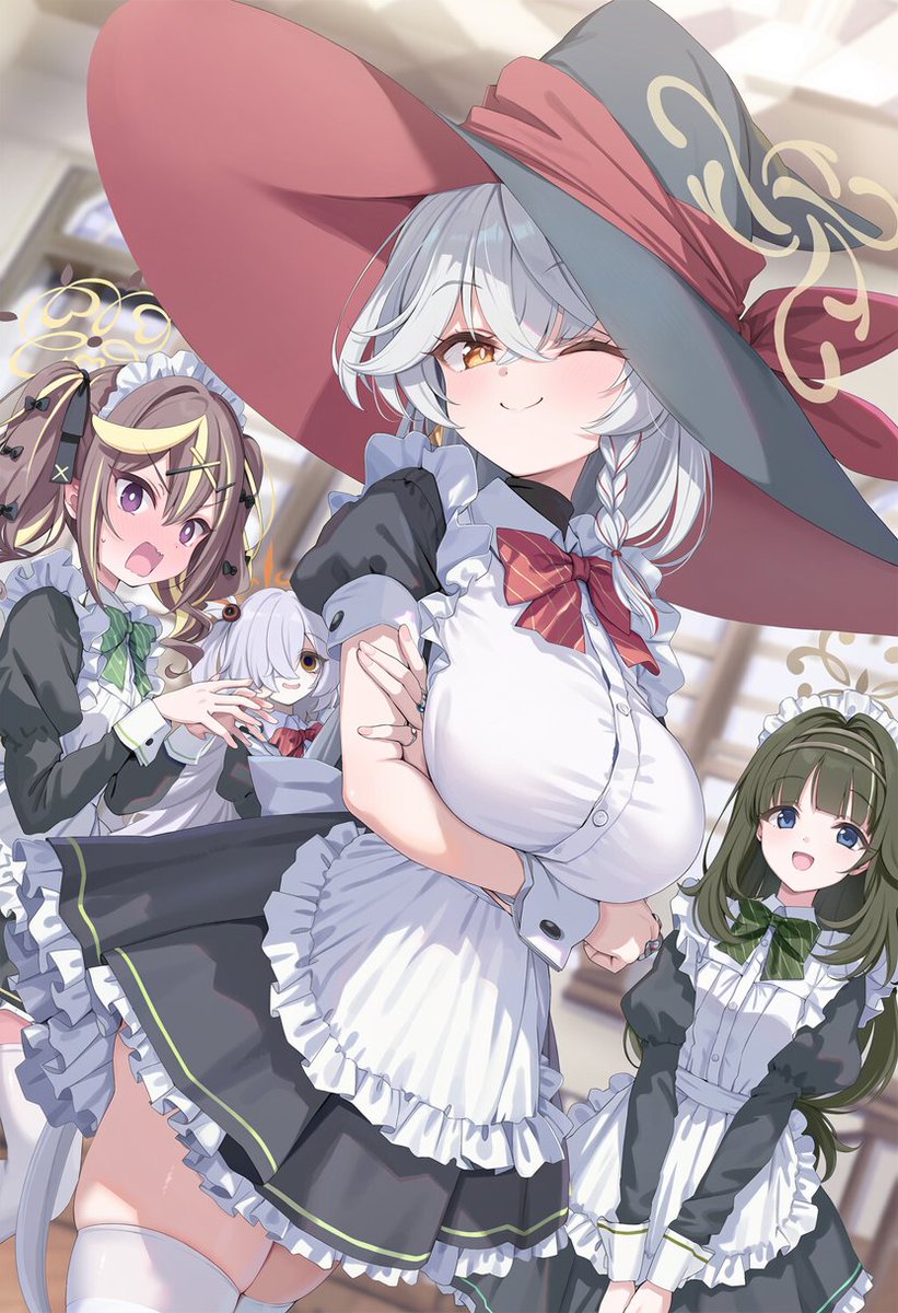sarah_ai_illu's tweet photo. メイドなオカルト研究会 https://t.co/kAbvEnUdzy