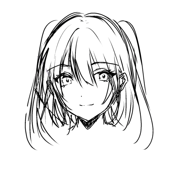 the_oricot's tweet photo. 液タブようやく人が描けるぐらいまで位置とかショートカットデバイスの調整できた！22インチでかすぎ重すぎんだろ…
あとらくがきほとんどしないので今手クセだけで描くとこんな目なんだ…と自分で意外に思ってる https://t.co/CRwuabsGCv