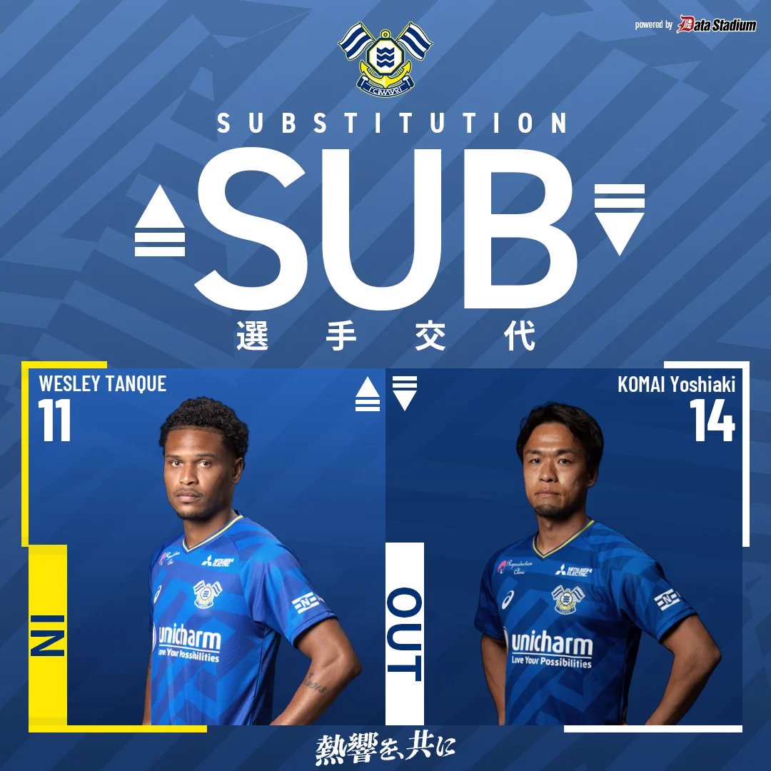 FC今治 в X: „選手交代 🏆明治安田J2リーグ 第8節 🆚 #湘南ベルマーレ