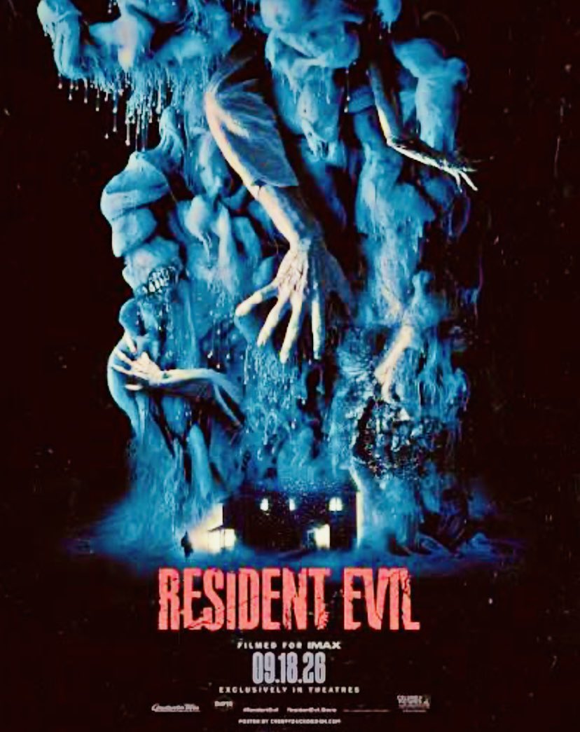 MarkTBates's tweet photo. Looking forward to finally catching a matinee showing of RESIDENT EVIL today!🔥
Art by #creepyduckdesign
#residentevil #zachcreggar #horror #thriller https://t.co/Y4EXLccgis