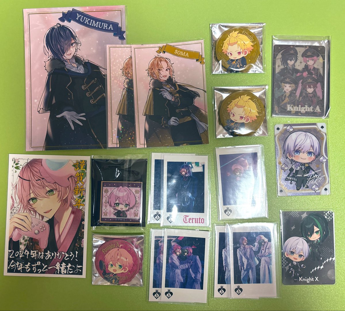 Sea_sub0's tweet photo. 求)⚔️💚
譲)画像のもの＋⚔️❤️(リンライ、紙類)

なんでも検討します！
ご検討よろしくお願いします🙇

#騎士Xグッズ交換 #騎士Xグッズ買取 https://t.co/MfhtNMs1xx