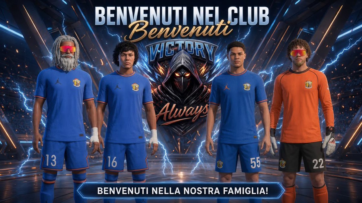 Victory_Always_'s tweet photo. BENVENUTI IN CASA VICTORY ALWAYS! 🤝
siamo felici di ufficializzare 4 nuovi arrivi che andranno a rinforzare il nostro organico.
🧤 Notrobinhood10 (22)
🧱 spidypollo (55)
🧱 F1sh13_13 (13)
🧠 Fili9545 (16)
Nuovi player, stessa mentalità vincente. Let’s go! 🎮
#WelcomeToVCA https://t.co/XLuC8qptL2
