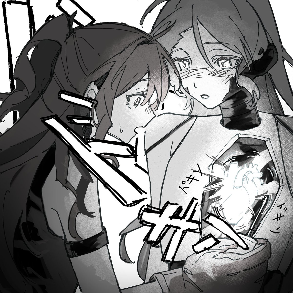 chara_tomato52's tweet photo. #さよリサ
#SYLSWeek
Day 7: cyberpunk
机械心脏也会剧烈搏动吗 https://t.co/ClogRcHwJ9