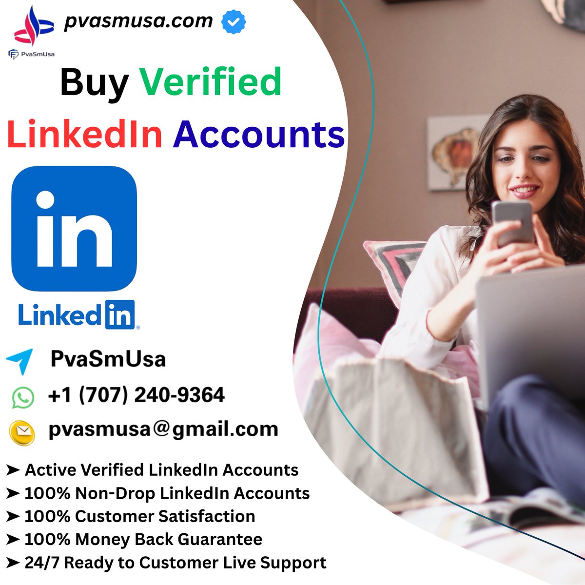 pvasmusa's tweet photo. 432 Sites To Buy Linkedin Accounts (Aged &amp; Verified)

24/7 Hours Reply/Contact
––➤Email: pvasmusa@gmail.com
––➤Telegram: PvaSmUsa
––➤WhatsApp: +1 (707) 240-9364

#Buy #Verified #LinkedIn #Account #pvasmusa #business #marketing #seo #usa #uk https://t.co/aThghjzcne