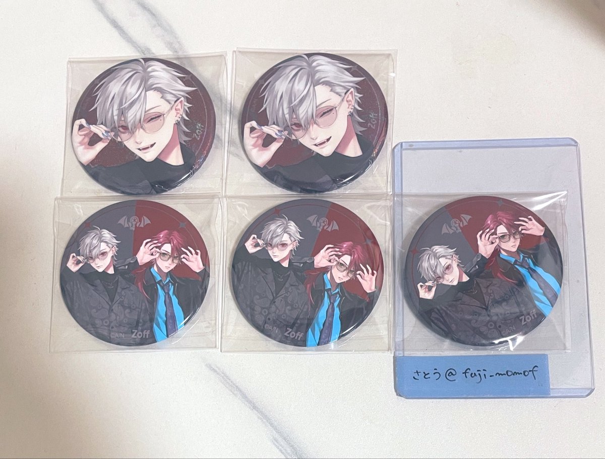 fuji_momof's tweet photo. 【交換】　にじさんじ　Zoff 缶バッジ

譲)画像

求)赤髪の方

R⇔R

郵送
よろしくお願いいたします。 https://t.co/d9Uu8PKFYD