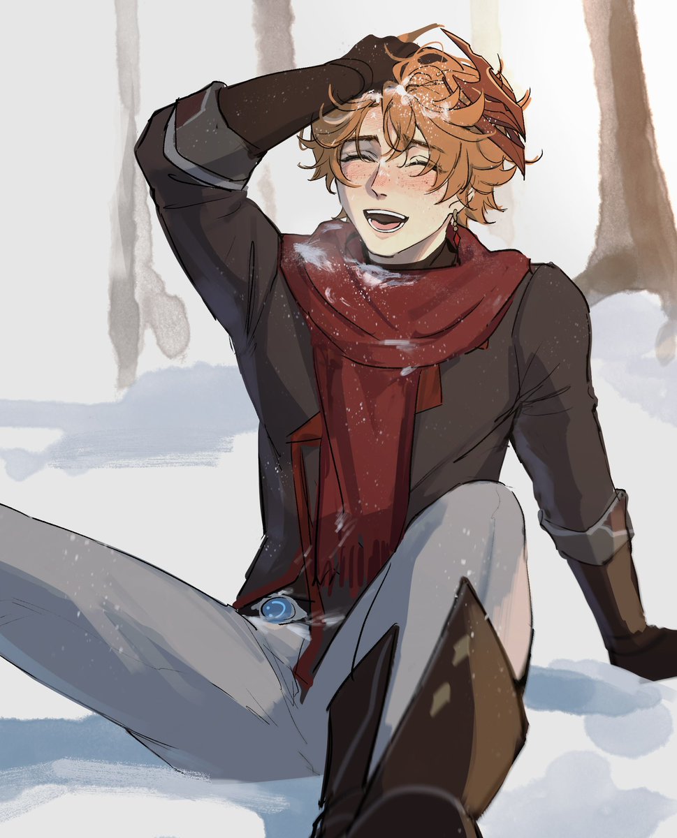 aitsuwu's tweet photo. Childe in his natural habitat https://t.co/bKzF2ajfzk