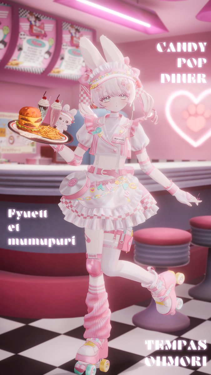 macaron_vr's tweet photo. 𝐶𝐴𝑁𝐷𝑌 𝑃𝑂𝑃 𝐷𝐼𝑁𝐸𝑅🍔🎀
#てんぱすおおもり #Fyuett https://t.co/tJZocnghzu