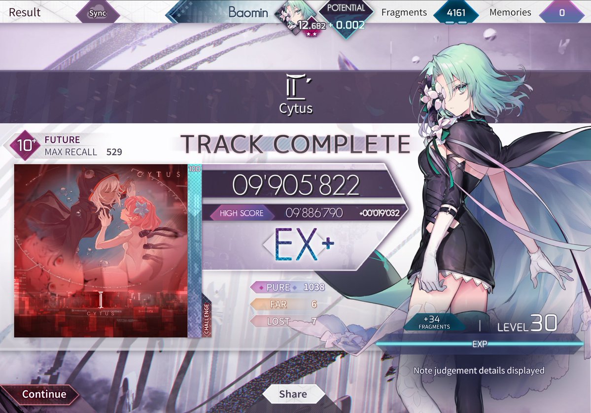 apocl1pse's tweet photo. never playing this chart again i nearly screamed when i was at 9890000 something at the very end https://t.co/UaBSySgFXI