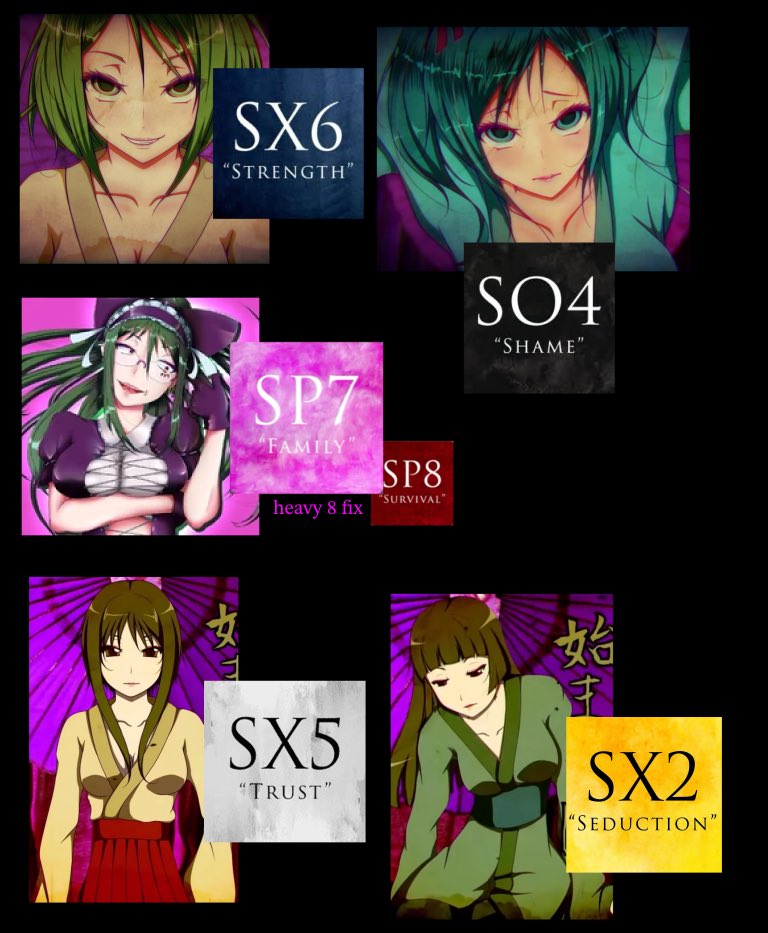 akaripilled's tweet photo. ennegram types of some #masaworksdesign characters alright bye
akari, mai, emi, and shikyou in replies๐ค๐ค๐ค https://t.co/GLjC9vEOT0