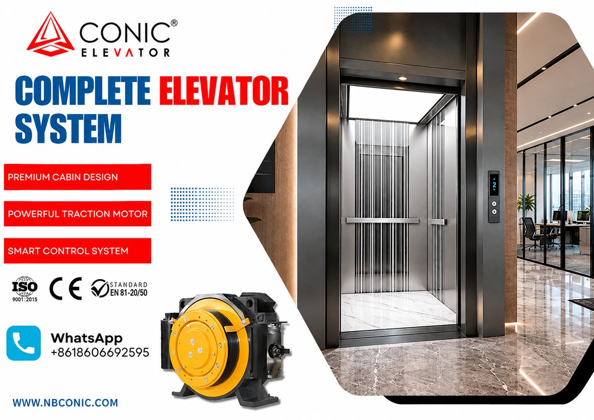 Ningboconic's tweet photo. Whether you're planning a new build or retrofitting an existing property.

From smooth performance to sleek design, it's engineered for buildings that need to keep things moving. 

Get in touch:
WhatsApp:+86 186 0669 2595
E-mail: sales6@nbconic.com
WeChat: gnl700754 https://t.co/740i0XfW1n