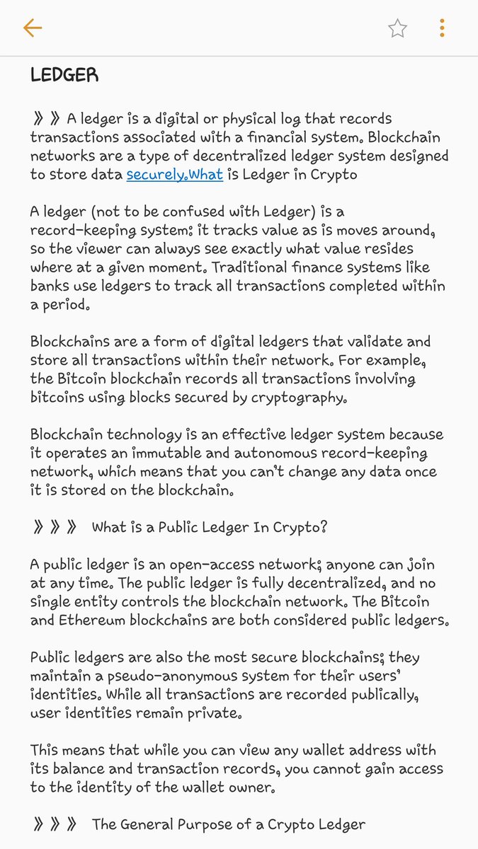 simplyabbest's tweet photo. #CryptoWithShola
Day 3 assignments all done...
■History of cryptocurrency before Bitcoin 
■Ledger
■Hot wallet and Cold wallet

Great knowledge through information and research. Can't wait for the next class. 
I'm buzzing🤘 https://t.co/mi2JFbeG50