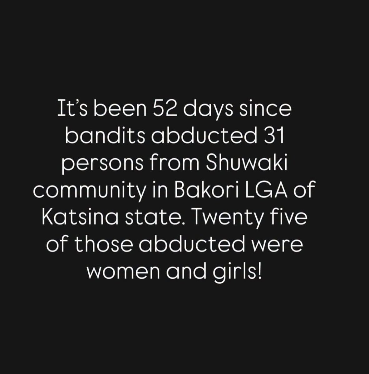 Haseen_ms's tweet photo. This days counted might look like mere numbers to us, but they are hell to them.
May Allah azza wa jalla return them home safely.
Ya Allah wainda ka daura dan su kula da rayuwan mu basu damu damu ba ya Allah kafimu sanin abunda ya dace dasu.
Ya Allah kakawo mana tsaro a kasarnan https://t.co/qFCYImt4RI
