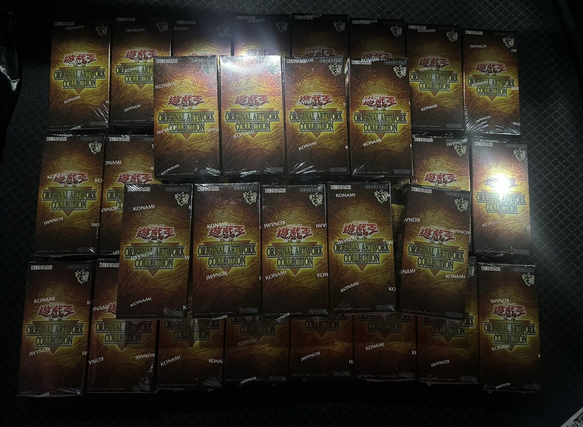 Shown_pcg's tweet photo. 遊戯王ORIGINAL ARTWORK COLLECTION発売当日🔥

今日一日、回収に追われてました😂
さて、どうしましょうか🥶 https://t.co/Keg2Xh54vm