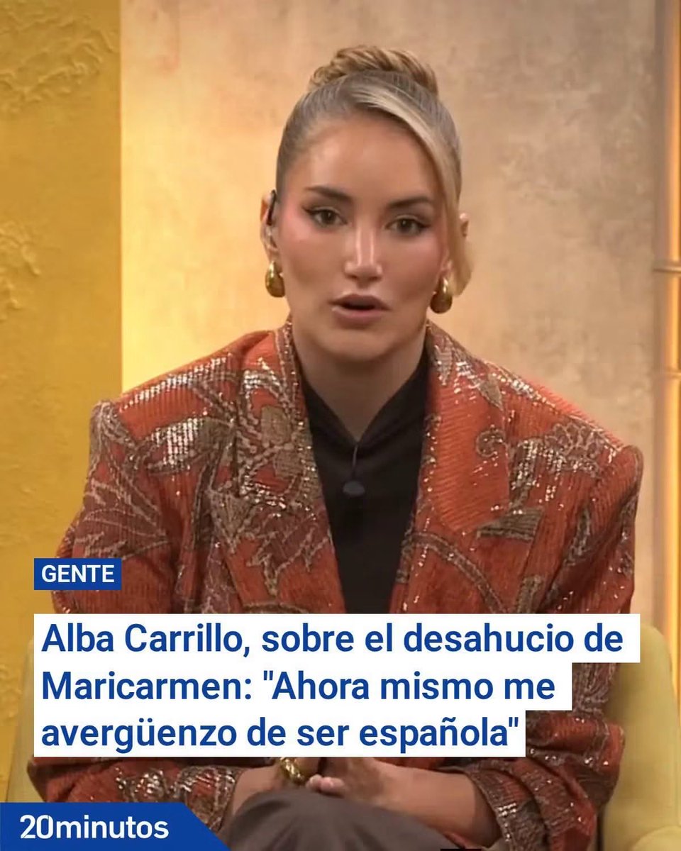 EduardoBr77's tweet photo. A nosotros nos da vergüenza que Alba Carrillo sea española https://t.co/YGIywiSYrc