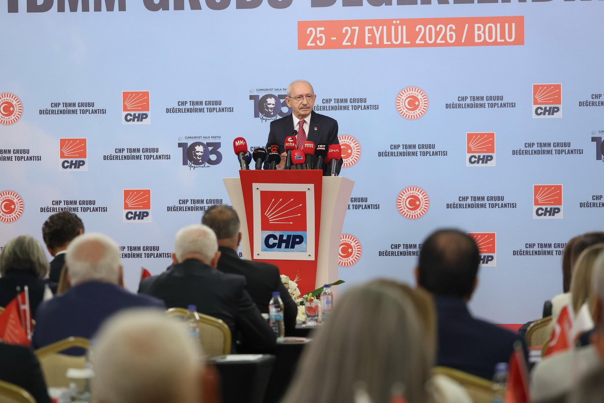 herkesicinCHP's tweet photo. Genel Başkanımız Kemal Kılıçdaroğlu, TBMM Grubumuzun Bolu Abant’taki Değerlendirme Toplantısının açılışında konuştu. https://t.co/HpHnH8sn1V