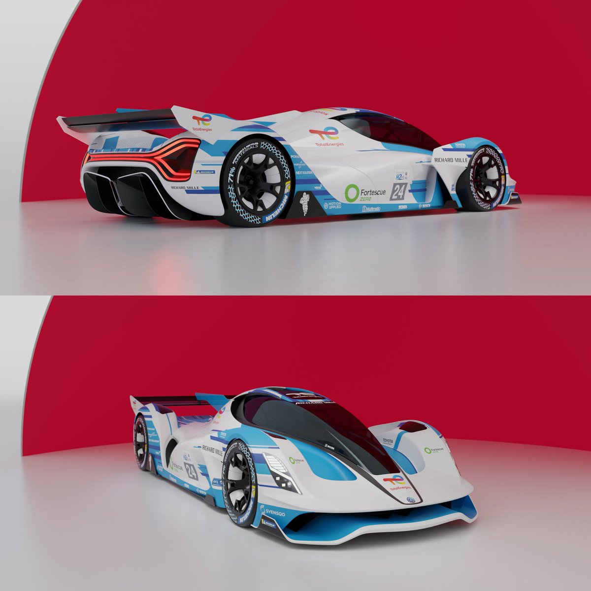 MissionH24's tweet photo. A new milestone has been reached with an agreement between @ToyotaRacingWEC and MissionH24 𝐭𝐨 𝐬𝐮𝐩𝐩𝐥𝐲 𝐚 𝐡𝐲𝐝𝐫𝐨𝐠𝐞𝐧 𝐜𝐨𝐦𝐛𝐮𝐬𝐭𝐢𝐨𝐧 𝐞𝐧𝐠𝐢𝐧𝐞 𝐟𝐨𝐫 𝐭𝐡𝐞 𝐇𝟐𝟒𝐄𝐕𝐎.

The H24EVO will soon undergo its first tests, equipped with a combustion engine and tanks storing liquid #hydrogen.
 
#6HFuji #Hydrogen #Partnership #WEC