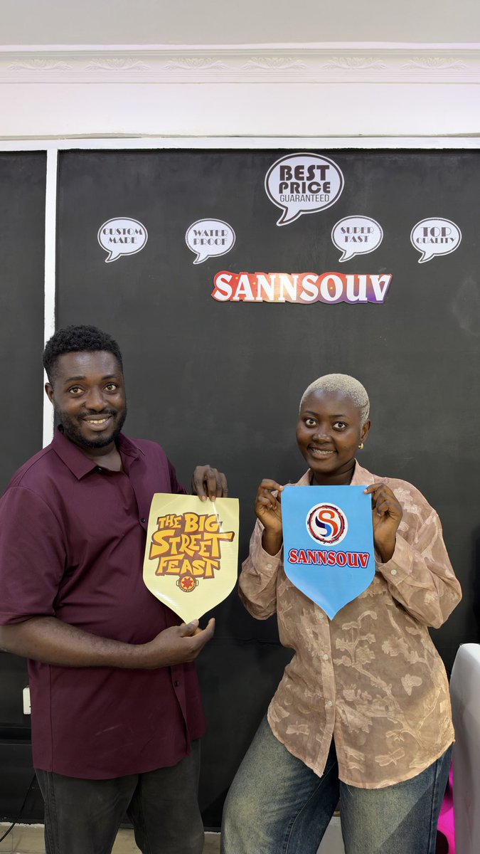 chefabbys's tweet photo. Say HELLO TO SANNSOUV printing company!!! Our Official Branding Partner for the Big Street Feast 2.0!🥹. They are handling everything that involves printing, branding and all! I am extremely grateful. I need you guys to patronize them (sannsouvgnana on instagram ) https://t.co/7m8DHtyWh9