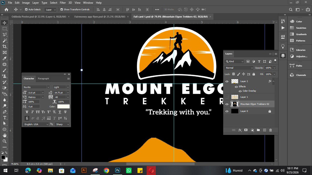 graphics49425's tweet photo. "Rate my visual design from 1-10"🔥

#Mount Elgon Trekkers card brand 
I deliver design solutions that speak Brands that sell ✍️✅ 

#chatmeup
#visualdesigner
#letscreate📈✅ https://t.co/UUKNypyYdq