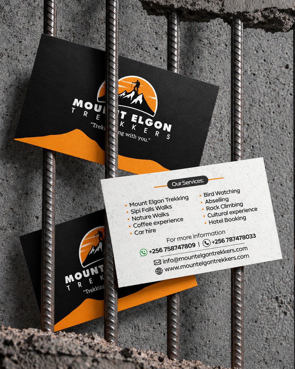 graphics49425's tweet photo. "Rate my visual design from 1-10"🔥

#Mount Elgon Trekkers card brand 
I deliver design solutions that speak Brands that sell ✍️✅ 

#chatmeup
#visualdesigner
#letscreate📈✅ https://t.co/UUKNypyYdq
