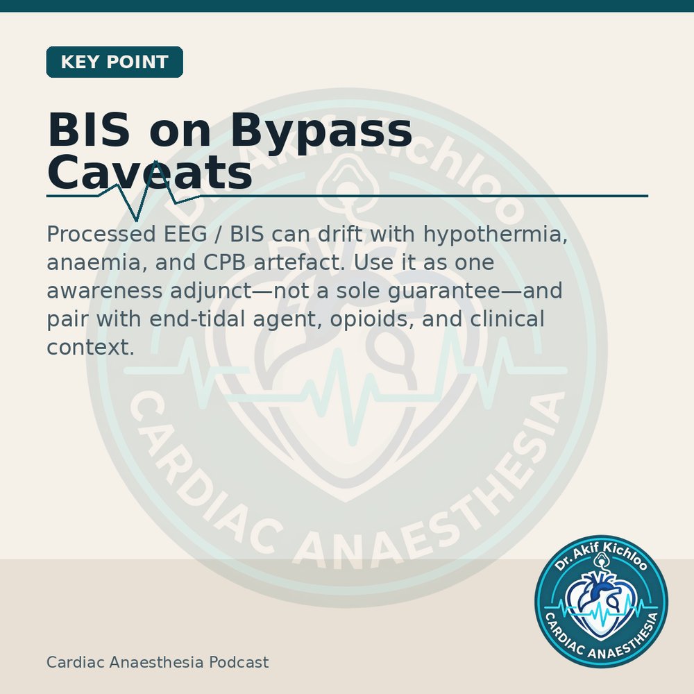 akifkichloo's tweet photo. Blood &amp; Devices
BIS on bypass, Fontan principles, TOF priorities, ASD/VSD TEE checks.
Cardiac Anaesthesia Podcast
#CardiacAnaesthesia #CardiacAnaesthesiaPodcast #MedEd #CardiacOR https://t.co/LN63uRztSl