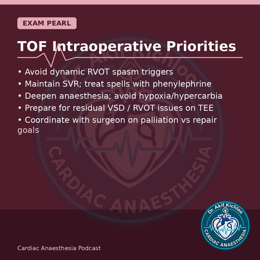 akifkichloo's tweet photo. Blood &amp; Devices
BIS on bypass, Fontan principles, TOF priorities, ASD/VSD TEE checks.
Cardiac Anaesthesia Podcast
#CardiacAnaesthesia #CardiacAnaesthesiaPodcast #MedEd #CardiacOR https://t.co/LN63uRztSl