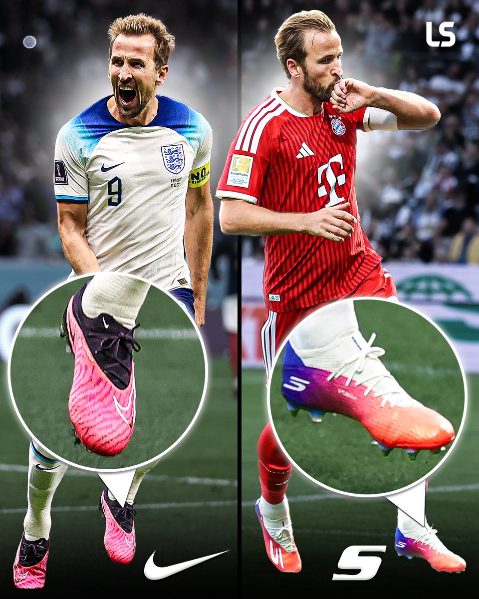 livescore's tweet photo. Kylian Mbappé isn't the first megastar to swap a 𝙜𝙞𝙖𝙣𝙩 boot brand for one on the rise 🥶📈

A new era of boot deals is here ✨ https://t.co/sWf9Cnnj2N