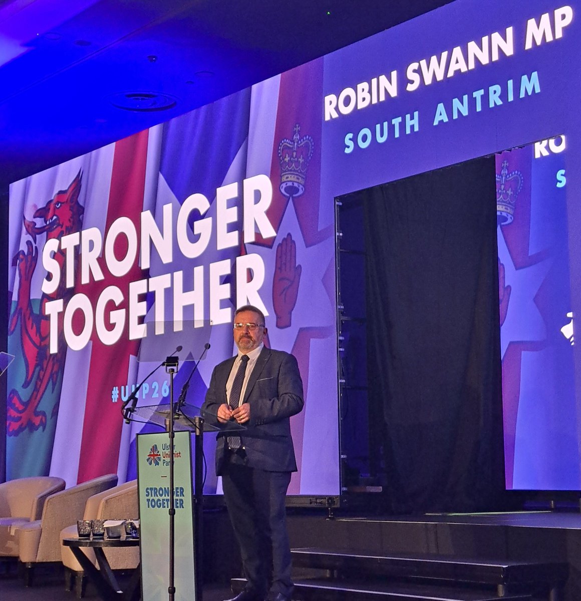 1PhilipSmith's tweet photo. .@RobinSwann_MP makes the case for making Northern Ireland a UK pilot for a reduction in VAT for our hospitality sector
@HospUlster
#uup26 https://t.co/IUjNVO2l2q
