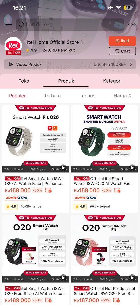 chielahk's tweet photo. SIAPA BILANG SMARTWATCH CAKEP HARUS MAHAL‼️

Yang penting fiturnya kepakai, tampilannya kece &amp; harganya ga bikin dompet nangis👇
1. HUAWEI 
2. XIAOMI
3. ADVAN
4. ITEL
5. LDS

Man yang paling cocok buat kalian ? 👀 https://t.co/aC3FpkMH0E