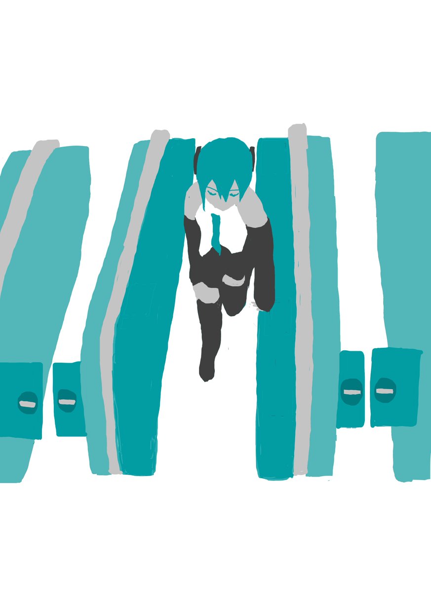 rennsyuu000's tweet photo. 改札
 #初音ミク https://t.co/X2x76ppC41