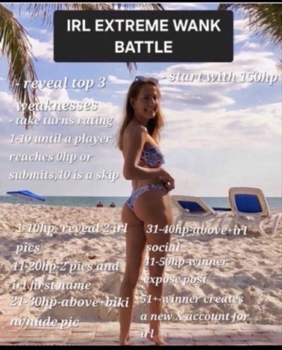 Timr0jf's tweet photo. Ready to lose your irls? Dm to battle #wankbattle #wankchat #feargasm https://t.co/DmVi3PbqXk