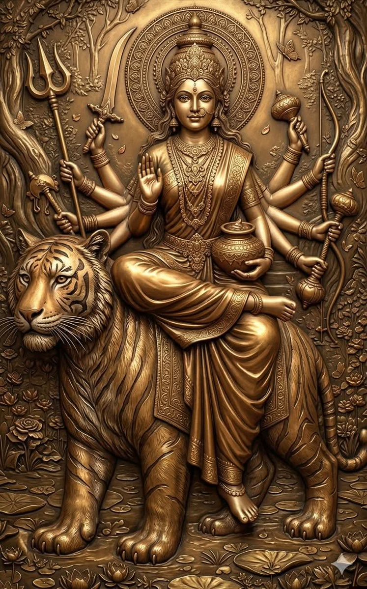 Manjuma51153064's tweet photo. ఓం దుమ్ దుర్గా యై నమః🔱🙏🌷 https://t.co/vZMWotOTY3