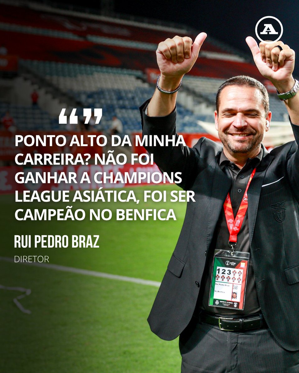 abolapt's tweet photo. Depois da saída atribulada do Al Ahli, Rui Pedro Braz esteve à conversa com A BOLA, naquela que é a primeira entrevista concedida em cinco anos. ⚽
Vê a entrevista completa em A BOLA. 📱
#RuiPedroBraz #AlAhli #ArabiaSaudita #CristianoRonaldo #Benfica #JoaoFelix https://t.co/xNp1Hnbhi7