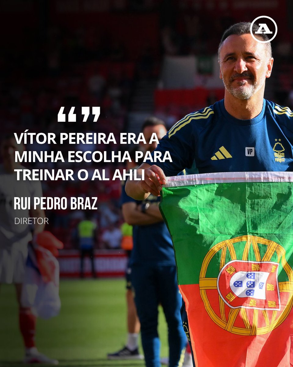 abolapt's tweet photo. Depois da saída atribulada do Al Ahli, Rui Pedro Braz esteve à conversa com A BOLA, naquela que é a primeira entrevista concedida em cinco anos. ⚽
Vê a entrevista completa em A BOLA. 📱
#RuiPedroBraz #AlAhli #ArabiaSaudita #CristianoRonaldo #Benfica #JoaoFelix https://t.co/xNp1Hnbhi7