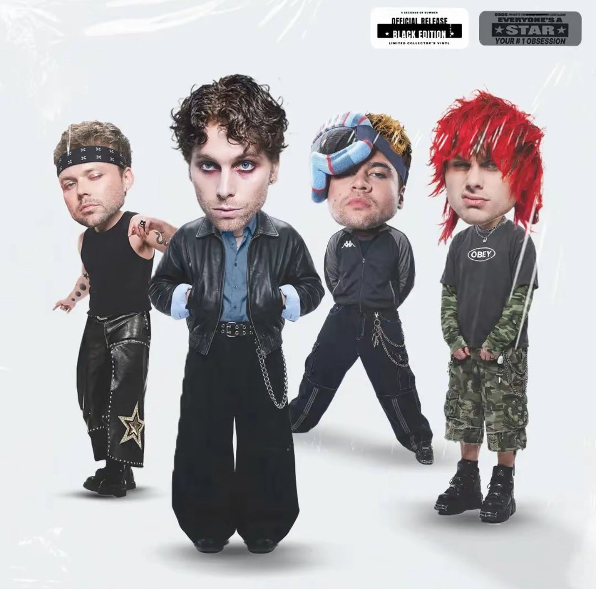 sabbyirwin's tweet photo. EVERYONE’S A STAR! (EVIL VERSION) 
this should be the cover of their live album https://t.co/Pjj2ZNECk7