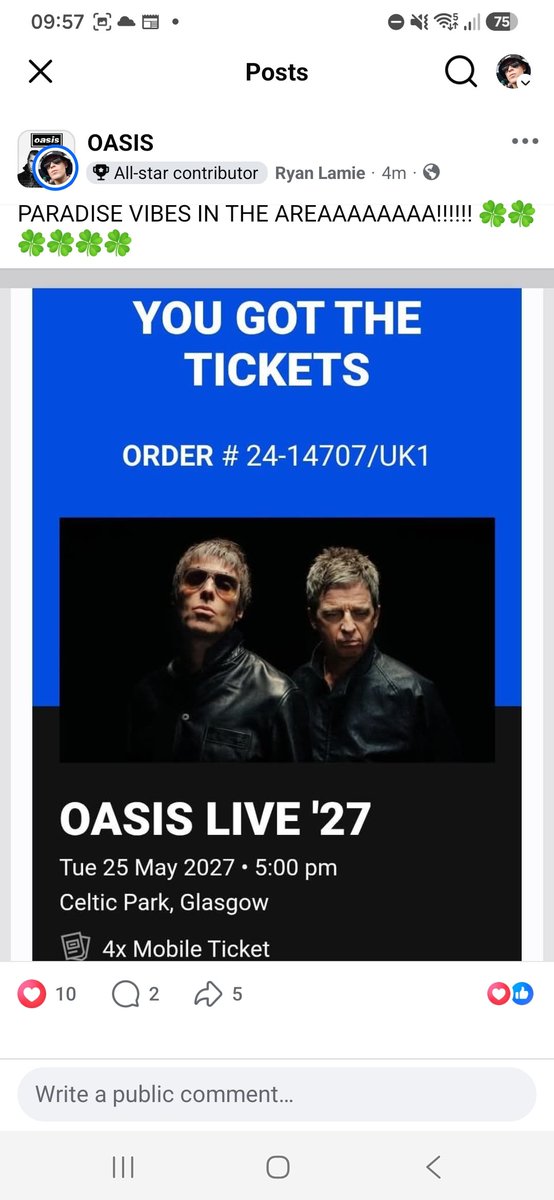 OasisReunion25x's tweet photo. https://t.co/h3jURdX7y8