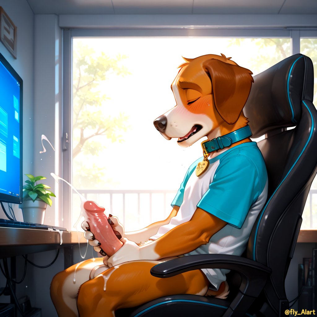 fly_AIart's tweet photo. A big dog cum everywhere... -2🐕📷 #AI #AIart #furry #furryart https://t.co/uFJ5n900E4