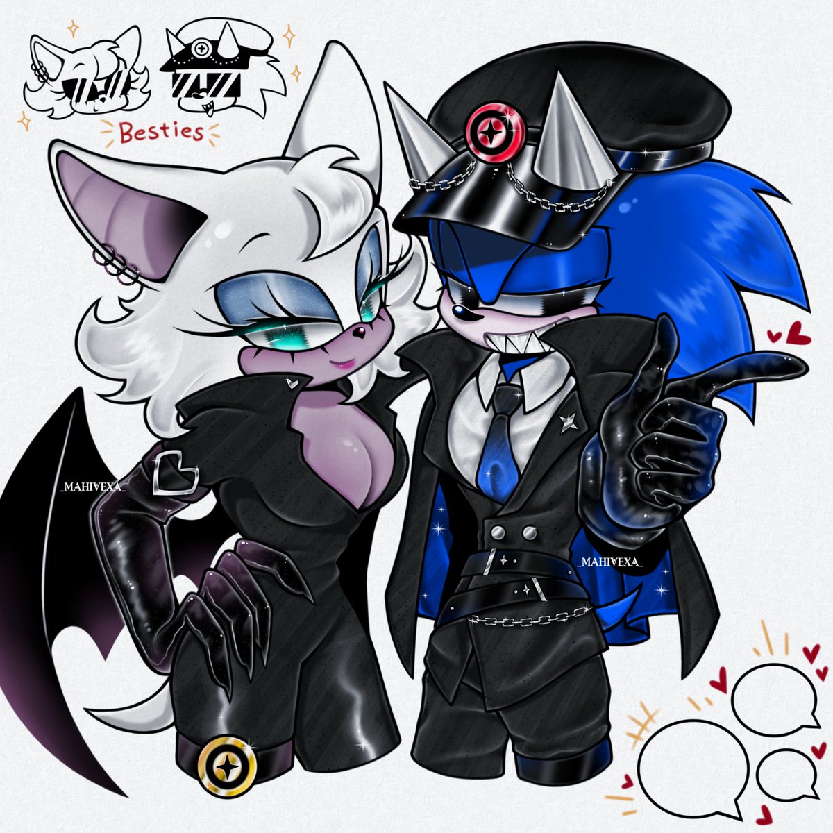 _mahivexa_'s tweet photo. ⊹ꗃ Besties~
#rougethebat
#sonicthehedgehog 
#sonicfanart https://t.co/GrqGYDY0RV