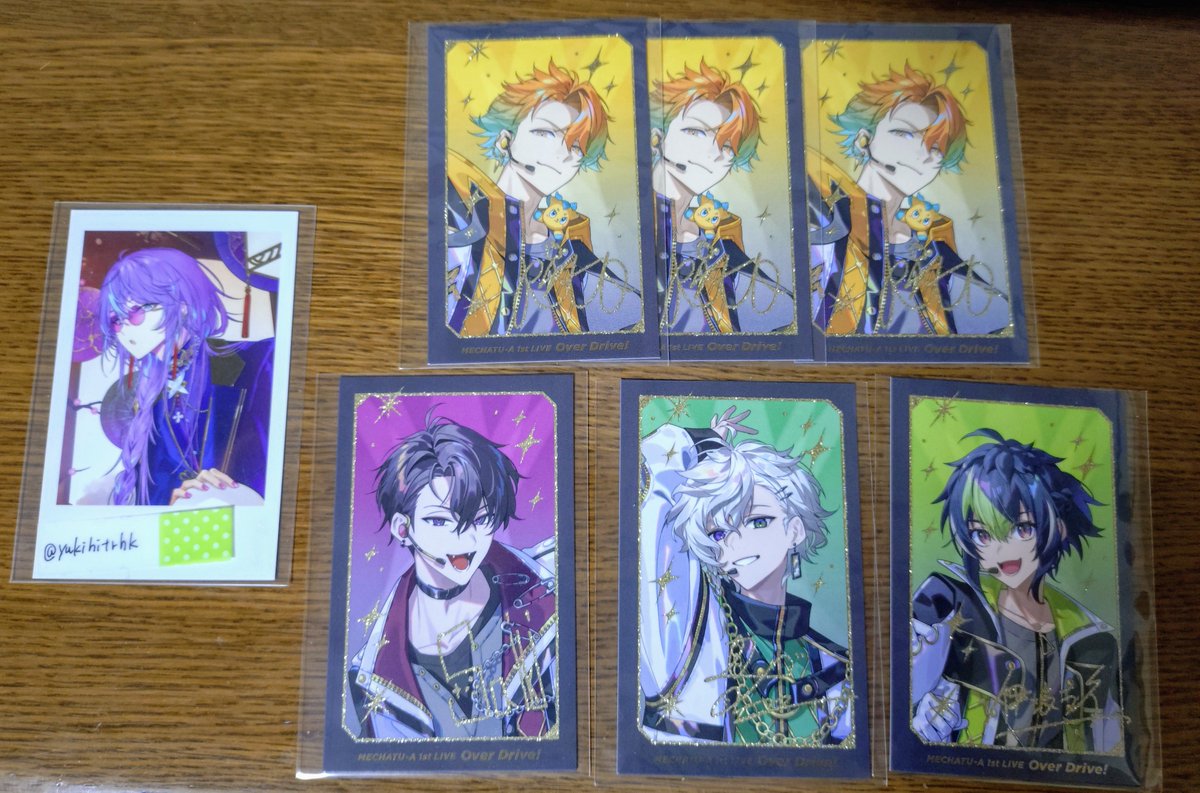 yukihitrhk's tweet photo. 【交換】にじさんじ MECHATU-A ライブ  Over Drive! ランダムカード チェキ Dytica Oriens

譲:画像参照
求:IDカードの方

郵送交換になります。
検索からでもお気軽にお声がけください。 https://t.co/xLtyibd63L
