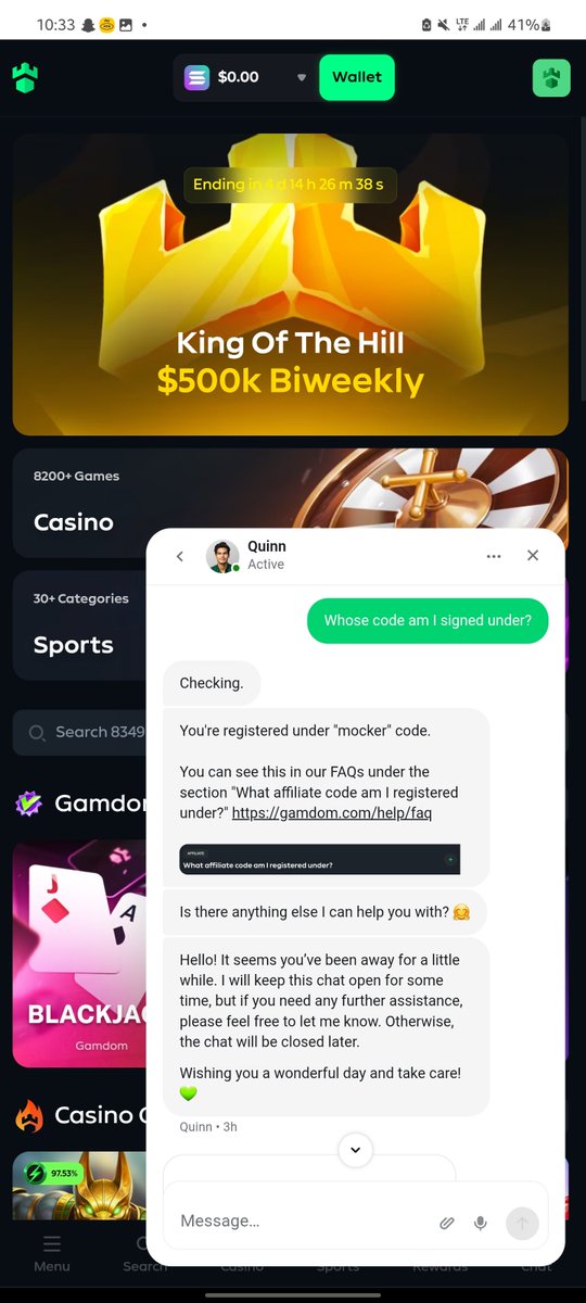 Ramseycollab's tweet photo. @mockerbey @Romer @gamdom I have been showing up to support you my brother MOCKER 

I registered and deposited.
Please tip @mockerbey 
@Romer please notice me 
Gamdom 🆔 ngescobar https://t.co/S6yGDXLEdo