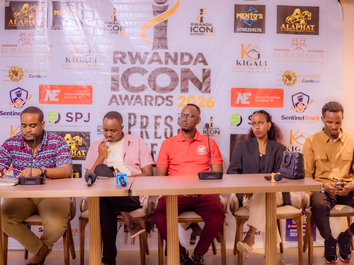 Radiotv10rwanda's tweet photo. Rwanda Icon Awards 2026 yatangijwe ku mugaragaro nyuma y’ikiganiro n’abanyamakuru cyabaye ku wa 25 Nzeri 2026, aho hasobanuwe intego n’imikorere y’aya marushanwa mashya yiswe “Celebrating Rwanda’s Icons.” Aya marushanwa azaba agizwe n’ibyiciro 58. https://t.co/Tc7YtUXfDj