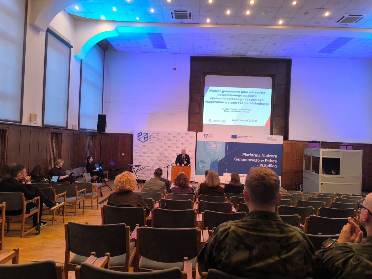 InstytutLekow's tweet photo. Na zaproszenie @NIZP_PZH nasi eksperci uczestniczyli w konferencji podsumowujące 𝗽𝗿𝗼𝗷𝗲𝗸𝘁 𝗣𝗟𝗘𝗽𝗶𝗦𝗲𝗾 – budowę platformy informatycznej do analizy, przechowywania i udostępniania danych z sekwencjonowania pełnogenomowego patogenów (WGS) opracowywaną na potrzeby krajowego nadzoru epidemiologicznego.
Dziękujemy za zaproszenie na spotkanie stanowiące zwieńczenie prac nad wdrożeniem i rozwojem nowej platformy nadzoru genomowego w Polsce. 
#bezpieczeństwopacjentów #nazdzórepidemiczny 

@WSSE_Lublin @gdansk_wsse @ZdroweMazowsze @wsseolsztyn @wssekatowice