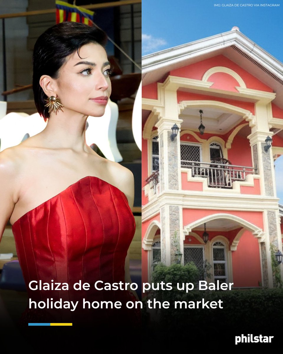 PhilstarNews's tweet photo. ‘IT IS TIME TO LET THIS SPECIAL PLACE BEGIN A NEW CHAPTER’

Actress Glaiza de Castro is selling her family's holiday home in Baler, Aurora after indicating a shift in plans and priorities.

Read: https://t.co/rlKwttmat4 https://t.co/paxmFx0Wjh