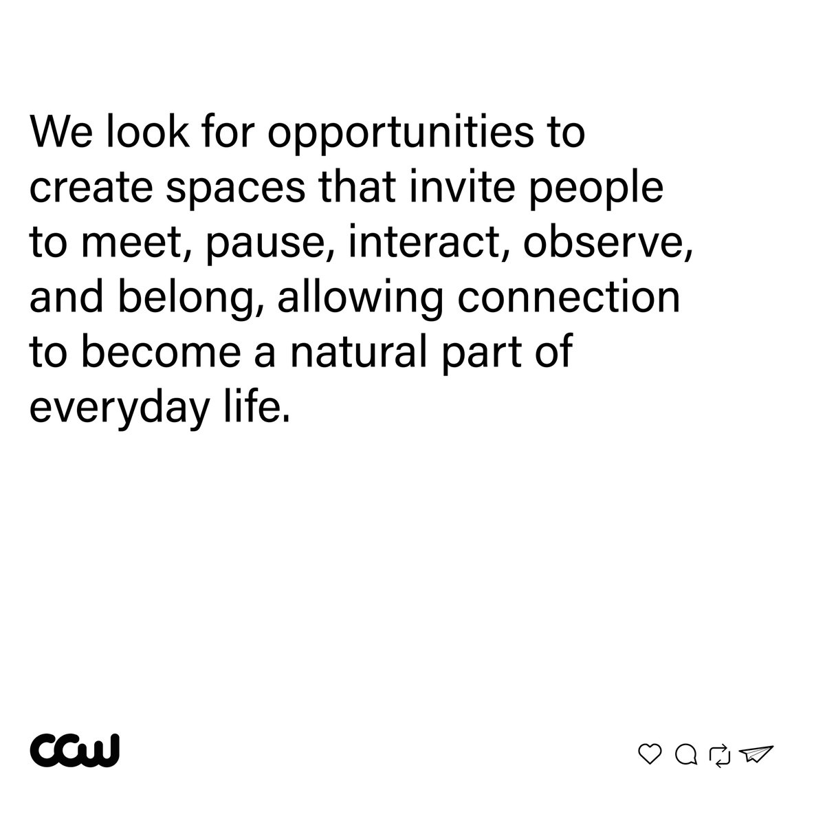 ccw_design's tweet photo. 1/5: Across our projects, we explore the different ways architecture can create opportunities for people to come together. https://t.co/YYC8fqr182