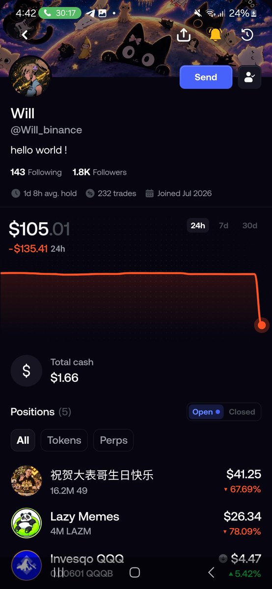 AlgitamaP03's tweet photo. @iR0bertt @Will_binance @fomo done all thanks https://t.co/XPlO9avHjc