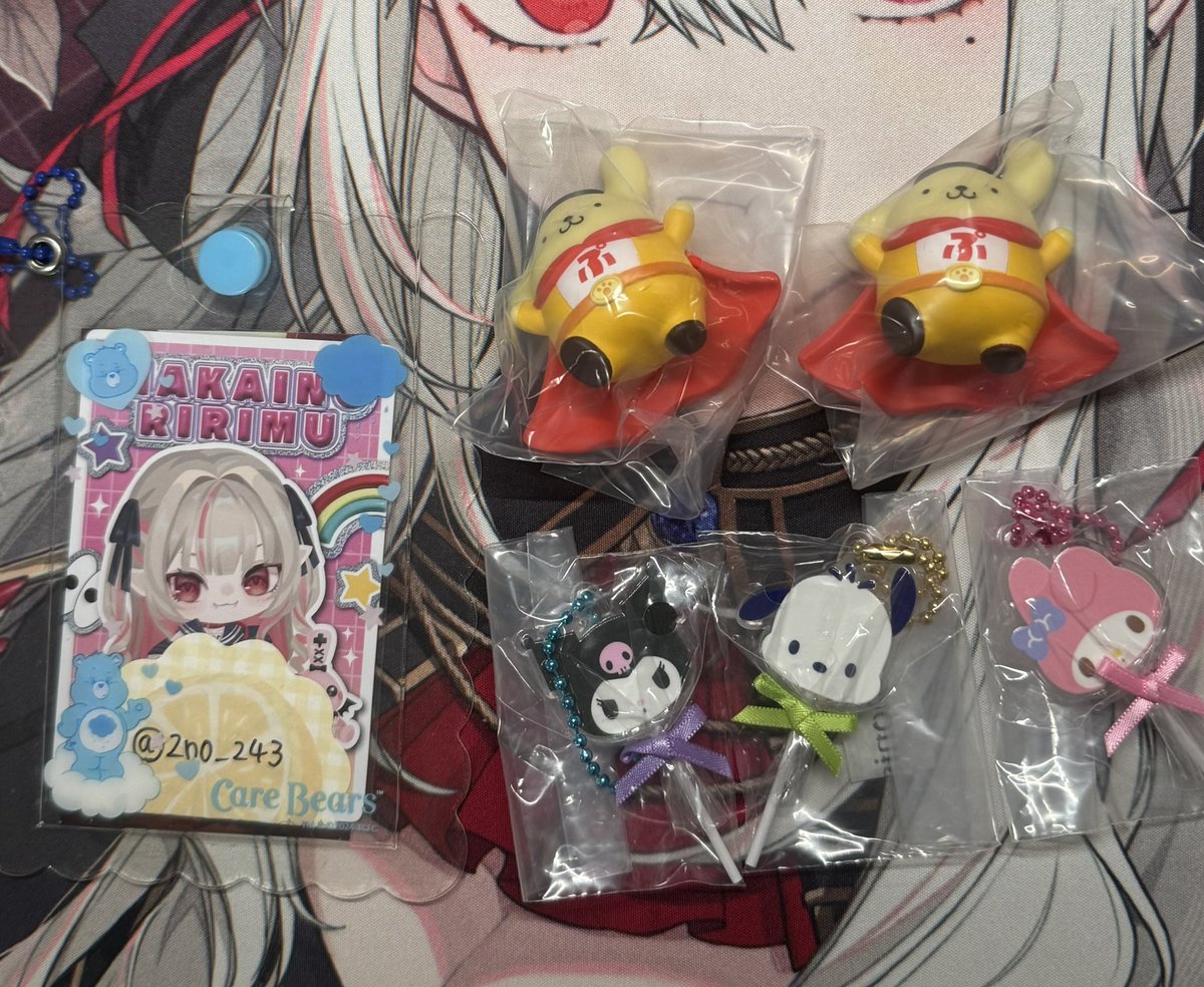 2no_243's tweet photo. 【交換】 サンリオ キャンディポップキーホルダー ガチャポムポムヒーロー郵送にて交換希望です。

讓  マイメロ ポチャッコ クロミ 参上

求  他種ポムポムプリン 画像2.3.4

郵送交換可能でお願いします。 https://t.co/kwufWd4DTS