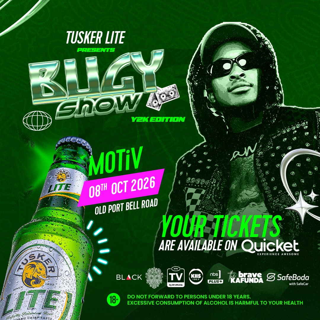 deejaybugy's tweet photo. The party needed a little extra lite🍺

Tusker Lite is coming through as the official alcohol partner of The Bugy Show: Y2K Edition.🔥

Good music. Good people. A little throwback energy.

8th October | Motiv Uganda

#TheBugyShow #LetsGetBugy https://t.co/TgbpOEYZSz