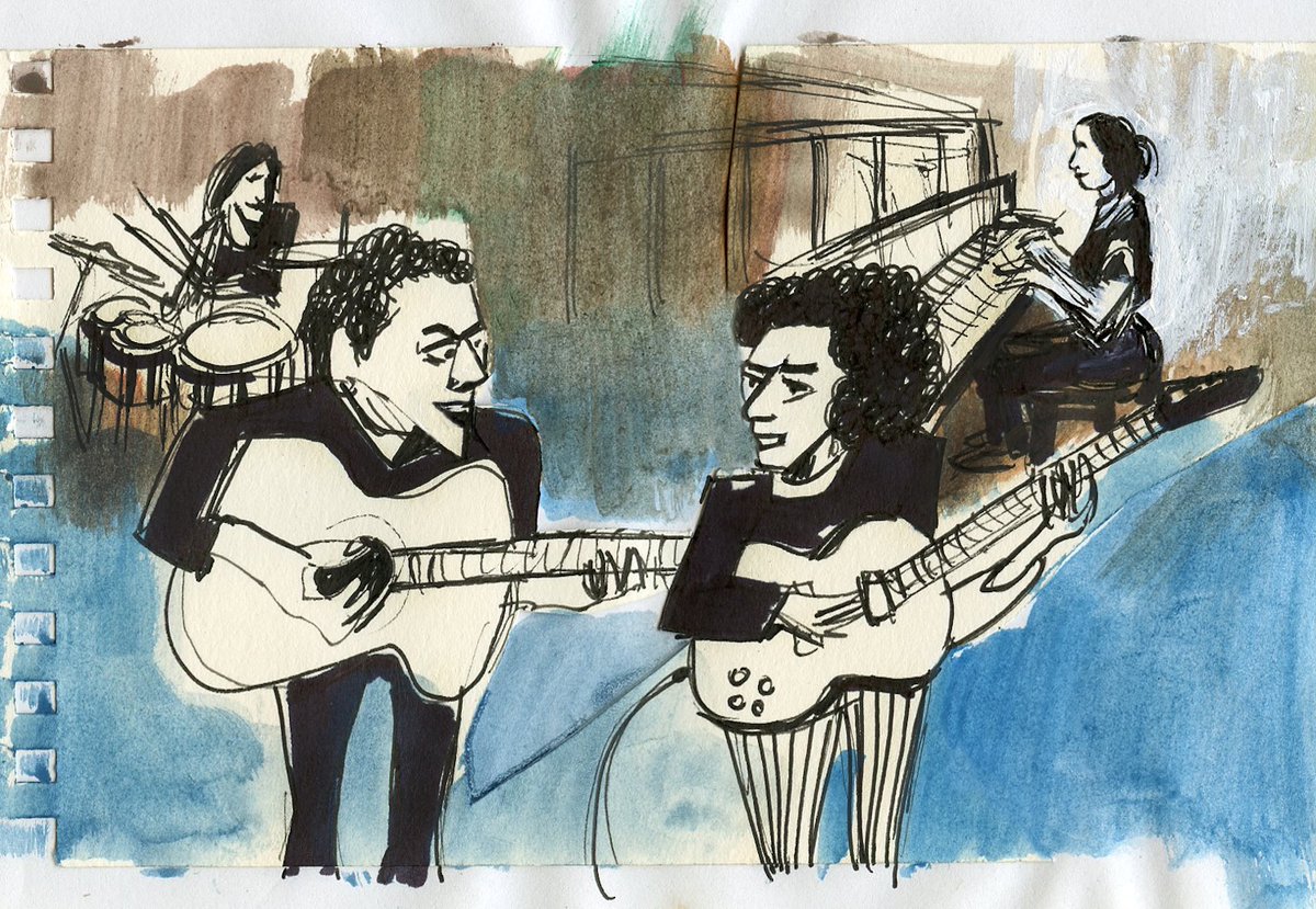 MAGNETMagazine's tweet photo. Every week, MAGNET posts a new illustration by @LesterMecca of @MeccaNormal with text by vocalist #JeanSmith: https://t.co/NsJDOdIuGy https://t.co/QtLJL7qFCr