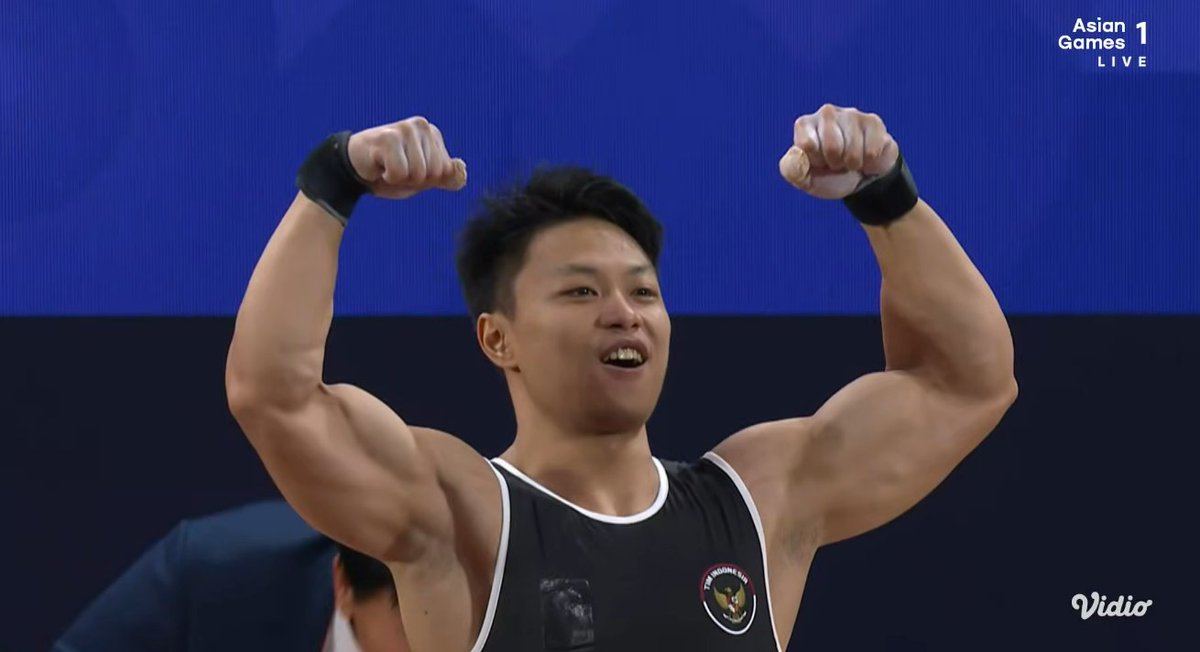 BadmintonTalk's tweet photo. EMAS UNTUK INDONESIA!

RAHMAT ERWIN ABDULLAH JUARA DI 75KG  PUTRA!

#AsianGames2026 https://t.co/8lcsGFLhnq