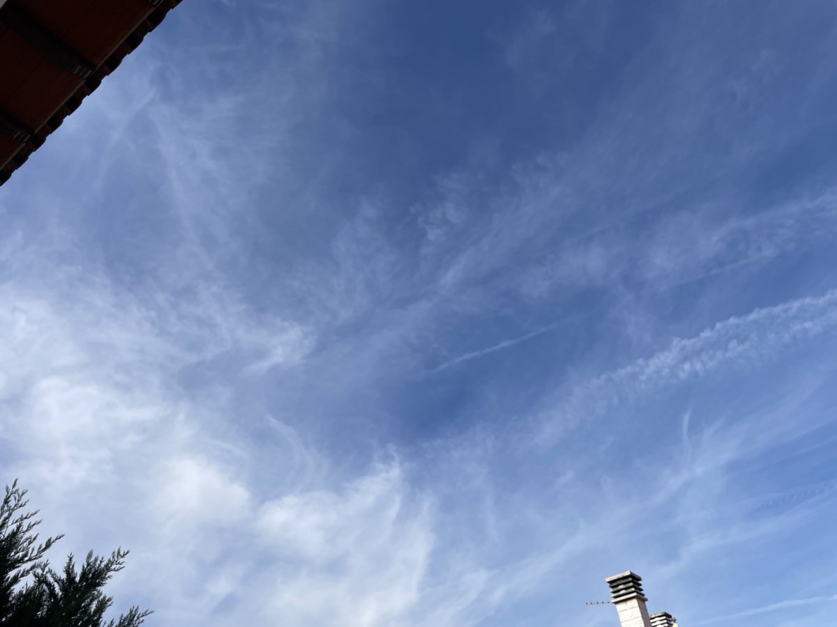 yolanda_profe's tweet photo. Sábado 26 de septiembre. Esto es la mierda de cielo que se ve desde mi casa en la sierra de Madrid. HDLGP. No vais a dejarnos en paz. Nunca más vamos a tener un cielo normal. Que asco y que rabia. Todos los días lo mismo. Que hartura señor. 🤮 https://t.co/K3iPAISj10