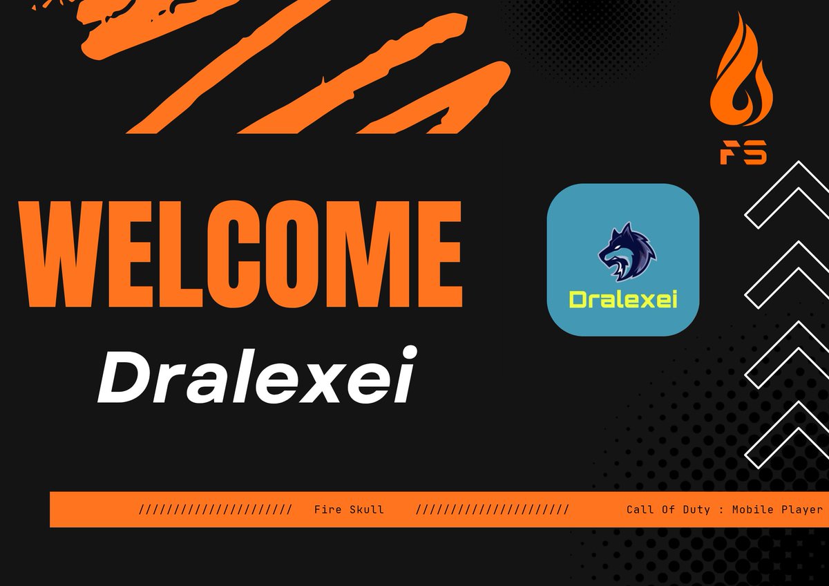 fireskull_eteam's tweet photo. Draxelei join officially us in CODM roster!
#FSWIN https://t.co/gz239PwMWG